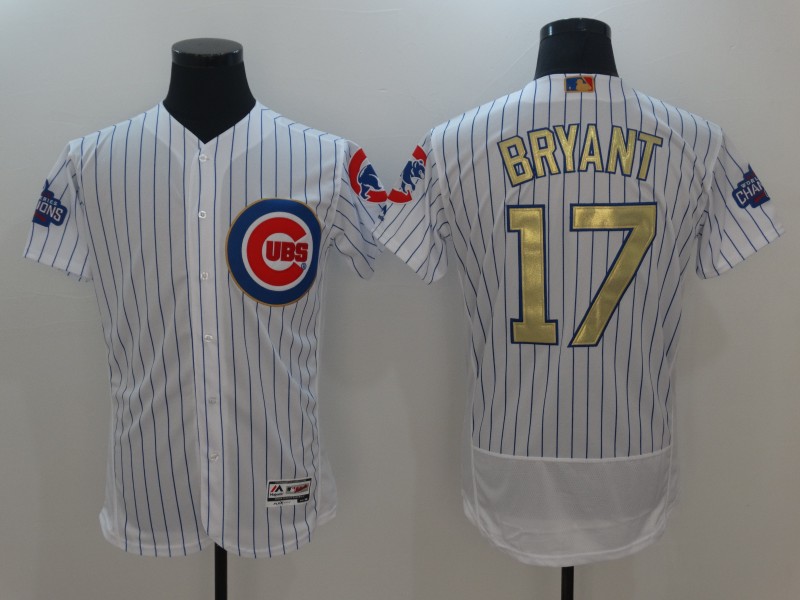 CUBS White 2017 Gold Program Jerseys-022